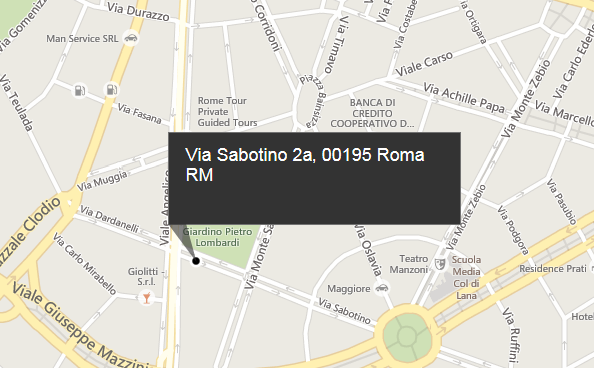 mappa studio medico mongardini