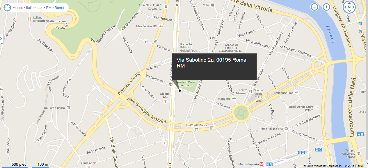 mappa studio medico mongardini